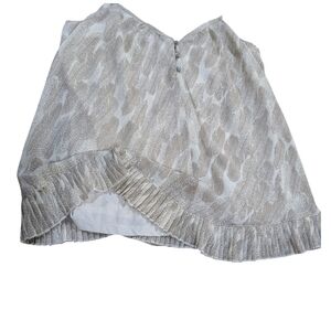 Princess Vera Wang Women's Large Beige Patterned Tank Top Feminine and Flowy